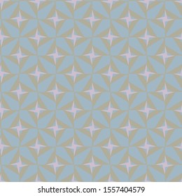 Seamless vector pattern in geometric ornamental style