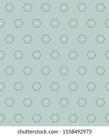 Seamless vector pattern in geometric ornamental style