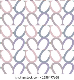 Seamless vector pattern in geometric ornamental style
