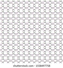 Seamless vector pattern in geometric ornamental style