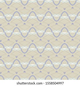 Seamless vector pattern in geometric ornamental style
