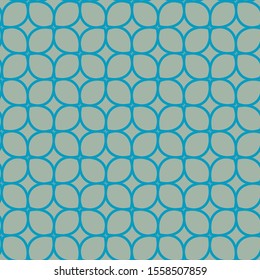 Seamless vector pattern in geometric ornamental style