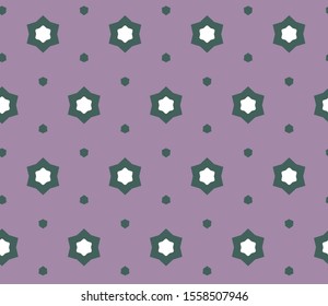 Seamless vector pattern in geometric ornamental style