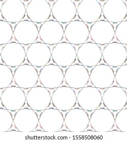 Seamless vector pattern in geometric ornamental style