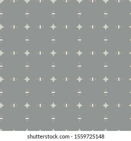 Seamless vector pattern in geometric ornamental style