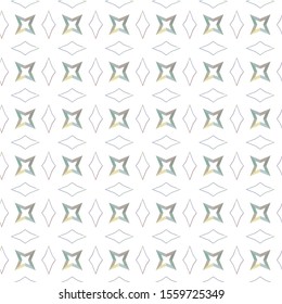 Seamless vector pattern in geometric ornamental style
