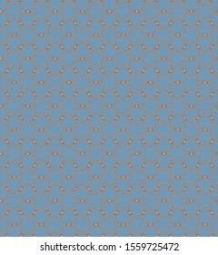 Seamless vector pattern in geometric ornamental style