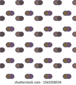 Seamless vector pattern in geometric ornamental style