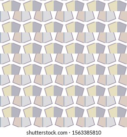 Seamless vector pattern in geometric ornamental style