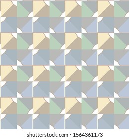 Seamless vector pattern in geometric ornamental style
