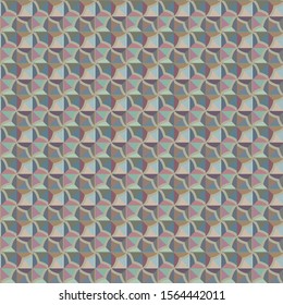 Seamless vector pattern in geometric ornamental style