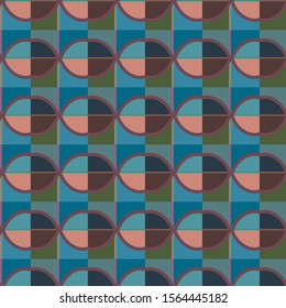 Seamless vector pattern in geometric ornamental style Seamless vector pattern in geometric ornamental style