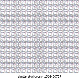 Seamless vector pattern in geometric ornamental style