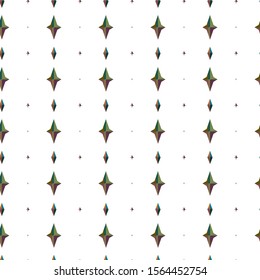 Seamless vector pattern in geometric ornamental style