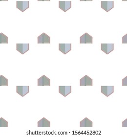 Seamless vector pattern in geometric ornamental style