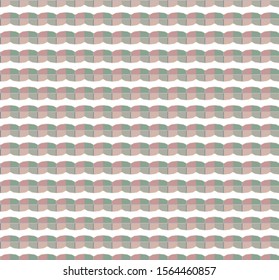 Seamless vector pattern in geometric ornamental style