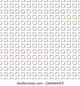 Seamless vector pattern in geometric ornamental style