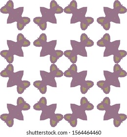 Seamless vector pattern in geometric ornamental style