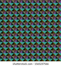 Seamless vector pattern in geometric ornamental style