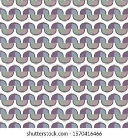 Seamless vector pattern in geometric ornamental style