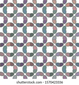 Seamless vector pattern in geometric ornamental style