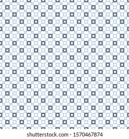 Seamless vector pattern in geometric ornamental style