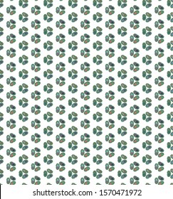Seamless vector pattern in geometric ornamental style