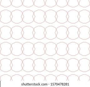 Seamless vector pattern in geometric ornamental style