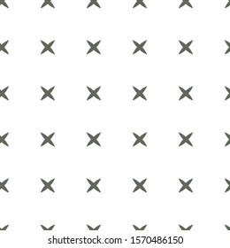 Seamless vector pattern in geometric ornamental style