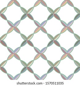 Seamless vector pattern in geometric ornamental style