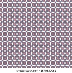 Seamless vector pattern in geometric ornamental style