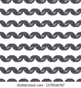 Seamless vector pattern in geometric ornamental style