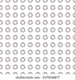 Seamless vector pattern in geometric ornamental style