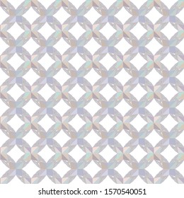 Seamless vector pattern in geometric ornamental style