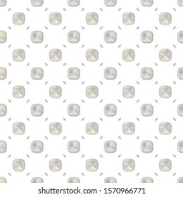 Seamless vector pattern in geometric ornamental style