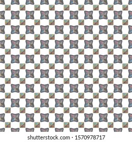 Seamless vector pattern in geometric ornamental style