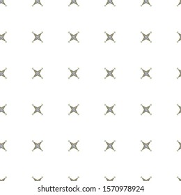 Seamless vector pattern in geometric ornamental style