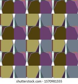 Seamless vector pattern in geometric ornamental style