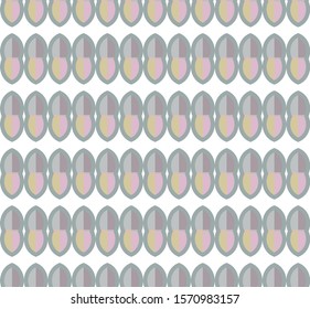 Seamless vector pattern in geometric ornamental style