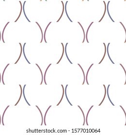 Seamless vector pattern in geometric ornamental style