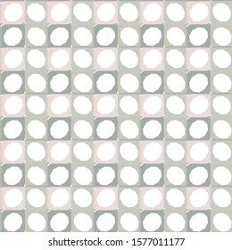 Seamless vector pattern in geometric ornamental style