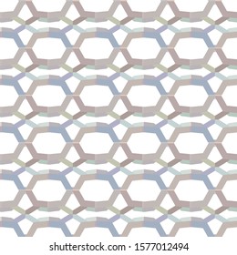 Seamless vector pattern in geometric ornamental style