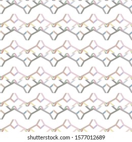 Seamless vector pattern in geometric ornamental style