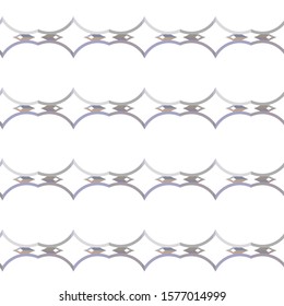 Seamless vector pattern in geometric ornamental style