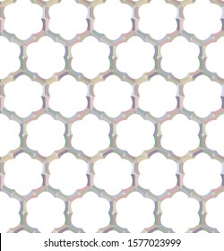 Seamless vector pattern in geometric ornamental style