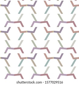 Seamless vector pattern in geometric ornamental style