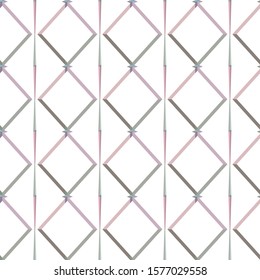 Seamless vector pattern in geometric ornamental style