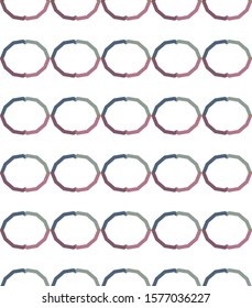 Seamless vector pattern in geometric ornamental style