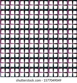 Seamless vector pattern in geometric ornamental style