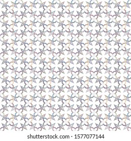 Seamless vector pattern in geometric ornamental style